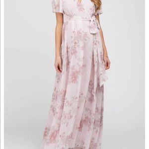 Pink Blush Maternity gown - size large